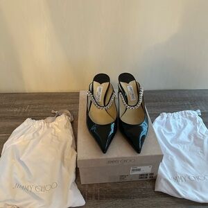 Jimmy Choo Black Patent Leather Heels
